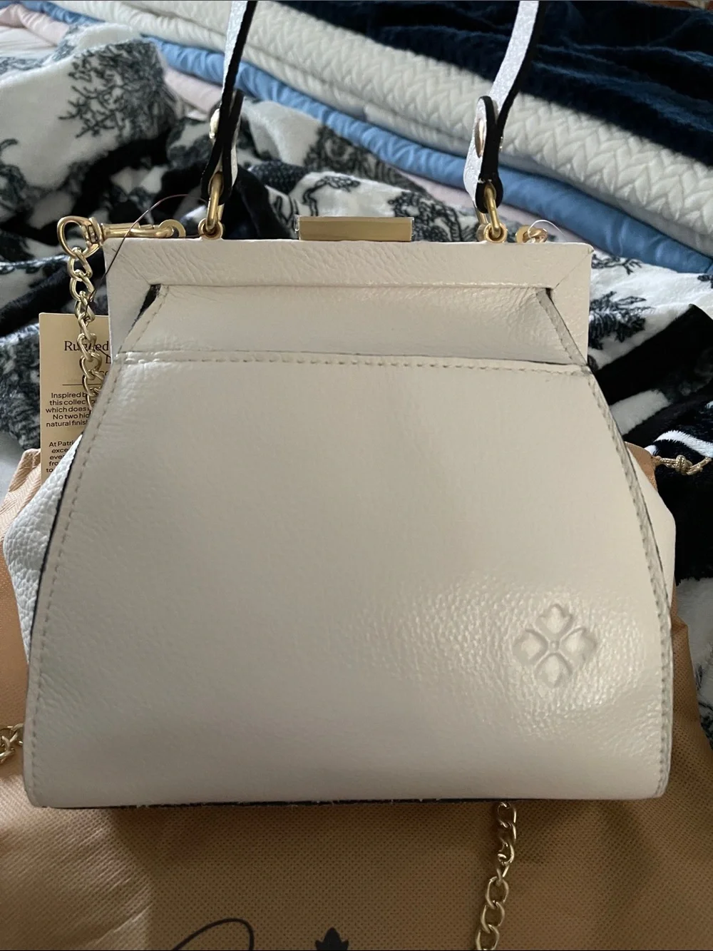 Patricia Nash Tiphanie 3D Rose Convertible Satchel Bag